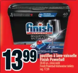 Super C PASTILLES À LAVE-VAISSELLE FINISH POWERBALL | FINISH POWERBALL DISHWASHER TABLETS offer
