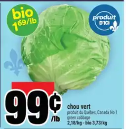 Super C chou vert | green cabbage offer