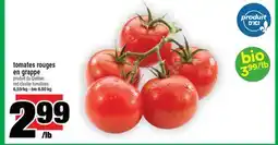 Super C tomates rouges en grappe | red cluster tomatoes offer