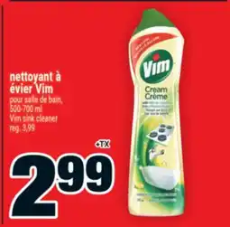 Super C nettoyant à évier Vim | Vim sink cleaner offer