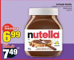 Super C tartinade Nutella | Nutella spread offer