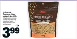 Super C GRAINES DE TOURNESOL RÔTIES IRRÉSISTIBLE | IRRÉSISTIBLE SALTED ROASTED SUNFLOWER SEEDS offer