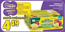 Super C collations aux pommes Fruitsations | Fruitsations apple snack offer