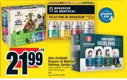Super C bière Archibald, Brasseur de Montréal, Unibroue, Boréale | beer offer