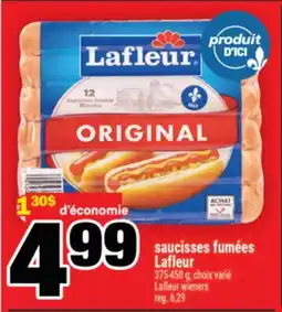 Super C SAUCISSES FUMÉES LAFLEUR | LAFLEUR WIENERS offer