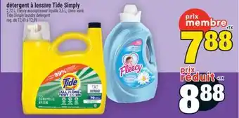 Super C détergent à lessive Tide Simply | Tide Simply laundry detergent offer