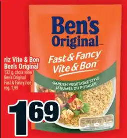 Super C riz Vite & Bon Ben's Original | Ben's Original Fast & Fancy rice offer