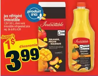 Super C jus réfrigéré Irrésistible | Irrésistible refrigerated juice offer