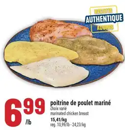 Marché Adonis POITRINE DE POULET MARINÉ | MARINATED CHICKEN BREAST offer