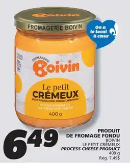 IGA BOIVIN LE PETIT CRÉMEUX offer