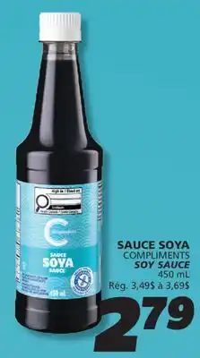 IGA COMPLIMENTS SOY SAUCE offer