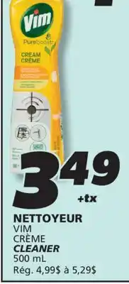 IGA VIM CRÈME offer