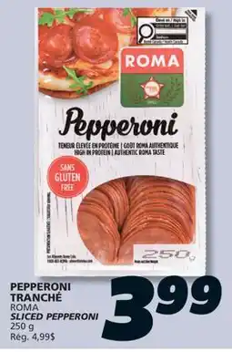 IGA ROMA SLICED PEPPERONI offer