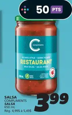 IGA COMPLIMENTS SALSA offer