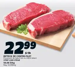 IGA STRIP LOIN STEAK offer