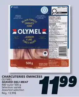 IGA OLYMEL SHAVED DELI MEAT offer