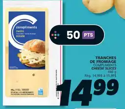 IGA COMPLIMENTS CHEESE SLICES offer
