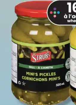 IGA STRUB'S PICKLES offer