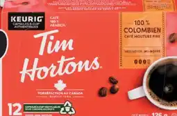 IGA TIM HORTONS K-CUP COFFE offer