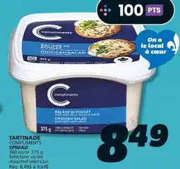 IGA COMPLIMENTS SPREAD offer