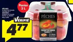 IGA PEACHES offer