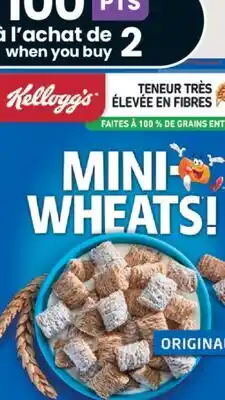 IGA KELLOGG'S CEREALS OR MEAL REPLACEMENT offer