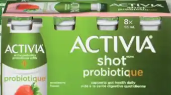 IGA ACTIVIA PROBIOTIC YOGURT OR DRINKABLE YOGURT offer
