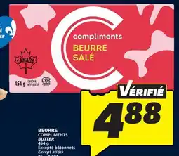 IGA COMPLIMENTS BUTTER offer
