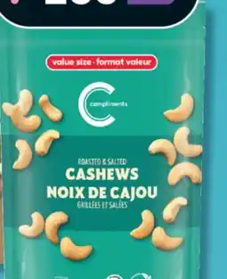IGA COMPLIMENTS CASHEWS offer