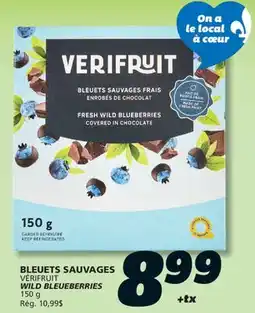 IGA VÉRIFRUIT WILD BLEUEBERRIES offer