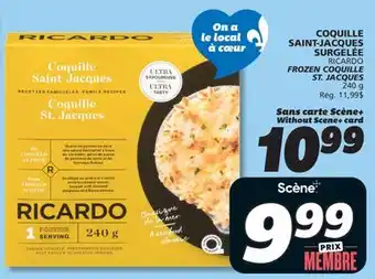 IGA RICARDO FROZEN COQUILLE ST. JACQUES offer