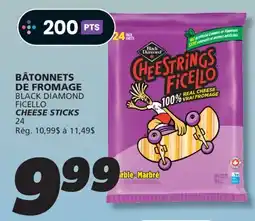 IGA BLACK DIAMOND CHEESE STICKS offer