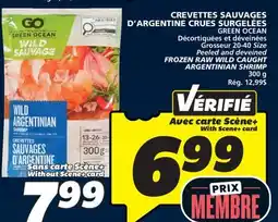 IGA GREEN OCEAN FROZEN RAW WILD CAUGHT ARGENTINIAN SHRIMP offer