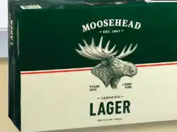 IGA MOOSEHEAD LAGER BEER offer