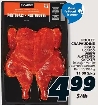 IGA RICARDO FRESH FLATTENED CHICKEN offer