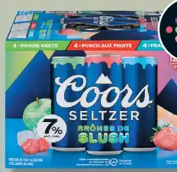 IGA COORS SELTZER ALCOHOLIC MALT BEVERAGE offer