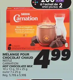 IGA NESTLÉ CARNATION HOT CHOCOLATE MIX offer