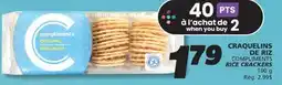 IGA COMPLIMENTS RICE CRACKERS offer