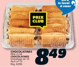 IGA PRIX CLUB CHOCOLATINES offer