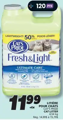 IGA CAT'S PRIDE CAT LITTER offer