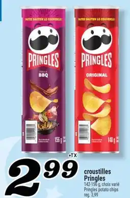 Marché Richelieu CROUSTILLES PRINGLES | PRINGLES POTATO CHIPS offer