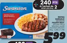 IGA SWANSON FROZEN MEAL offer