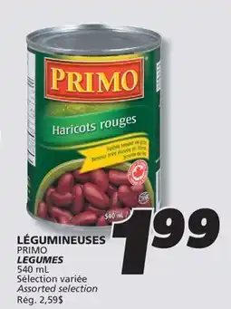 IGA PRIMO LEGUMES offer