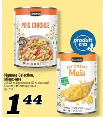 Marché Richelieu LÉGUMES SELECTION, MIEUX-ÊTRE | SELECTION, LIFE SMART VEGETABLES offer