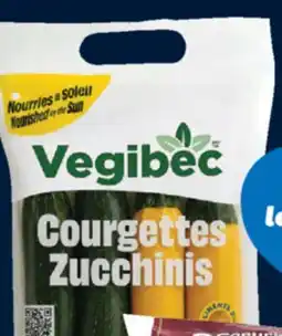 IGA ROMAINE HEARTS, MIX OR GREEN ZUCCHINIS offer