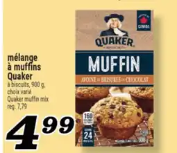 Marché Richelieu MÉLANGE À MUFFINS QUAKER | QUAKER MUFFIN MIX offer