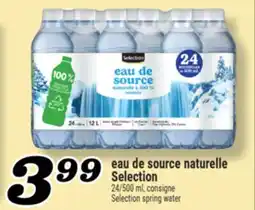 Marché Richelieu EAU DE SOURCE NATURELLE SELECTION | SELECTION SPRING WATER offer