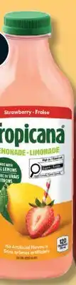 IGA TROPICANA REFRIGERATED FRUIT DRINK, LEMONADE OR ICED TEA offer