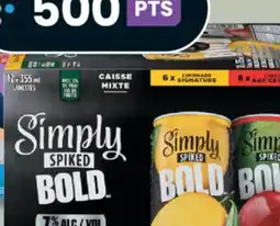IGA SIMPLY SPIKED ALCOHOLIC MALT BEVERAGE offer