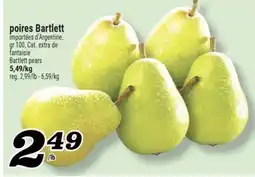 Marché Richelieu POIRES BARTLETT | BARTLETT PEARS offer